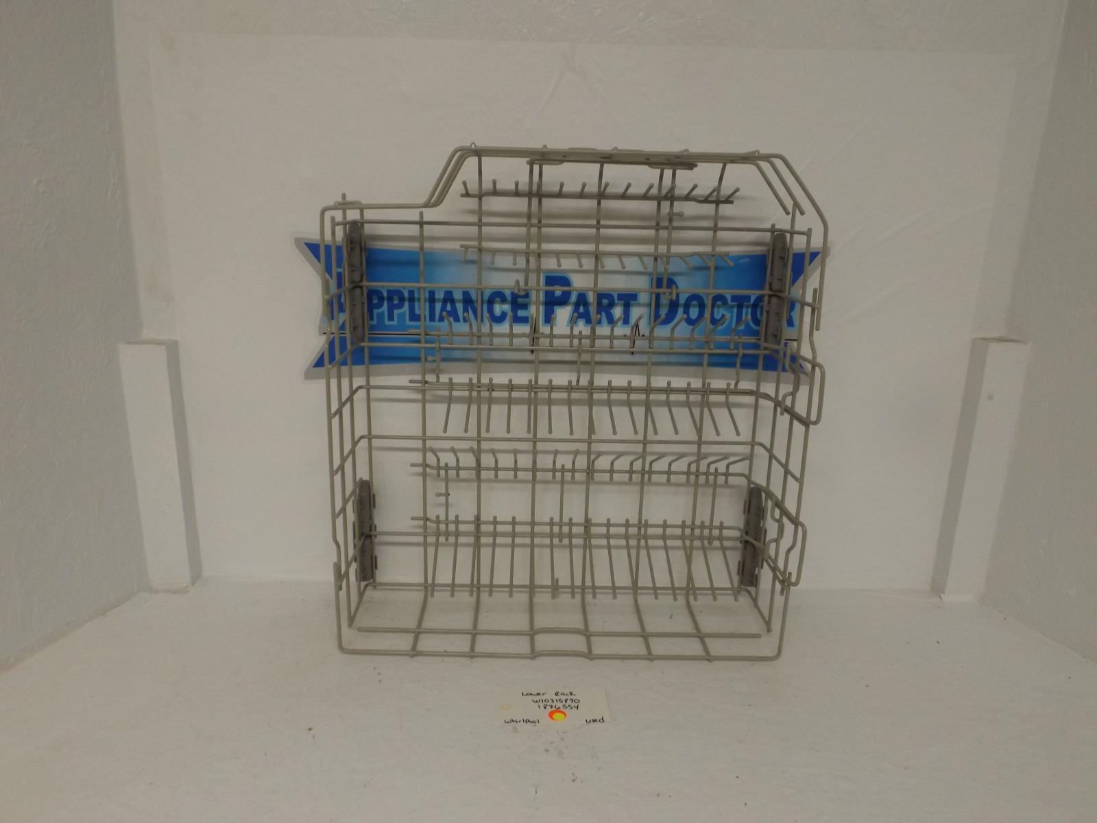 Whirlpool Dishwasher W10315890 1876554 Lower Rack Used Whirlpool Dishwasher W10315890 1876554 Lower Rack Used
